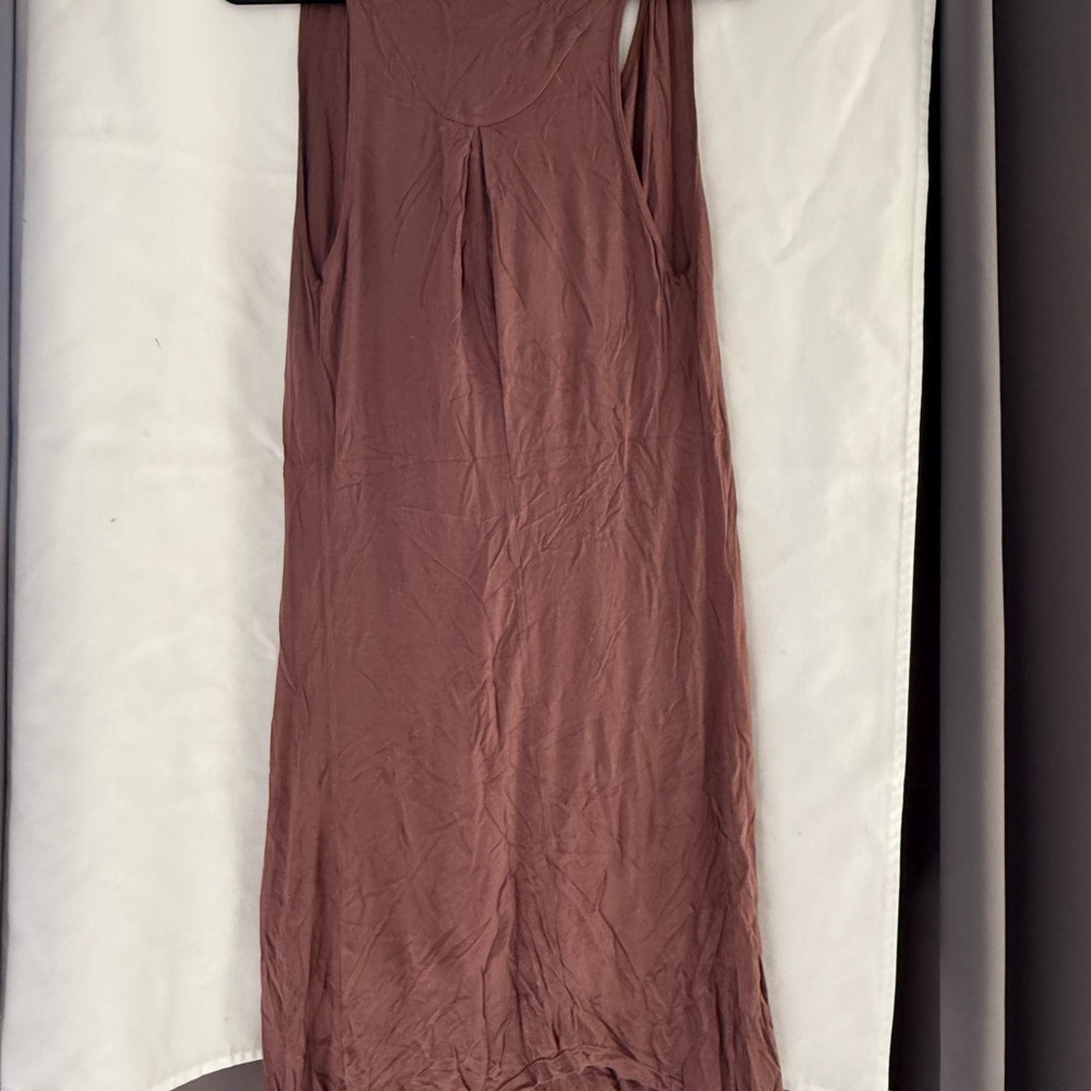Sleeveless Deep Rose Dress